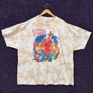 Cannibal Corpse Eaten Back To Life Tie-Dye T-Shirt Size XXXL